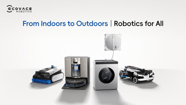 Ecovacs ha presentato a IFA 2026 una gamma completa di prodotti, per la pulizia della casa, ma non solo, anche di giardino e piscina.